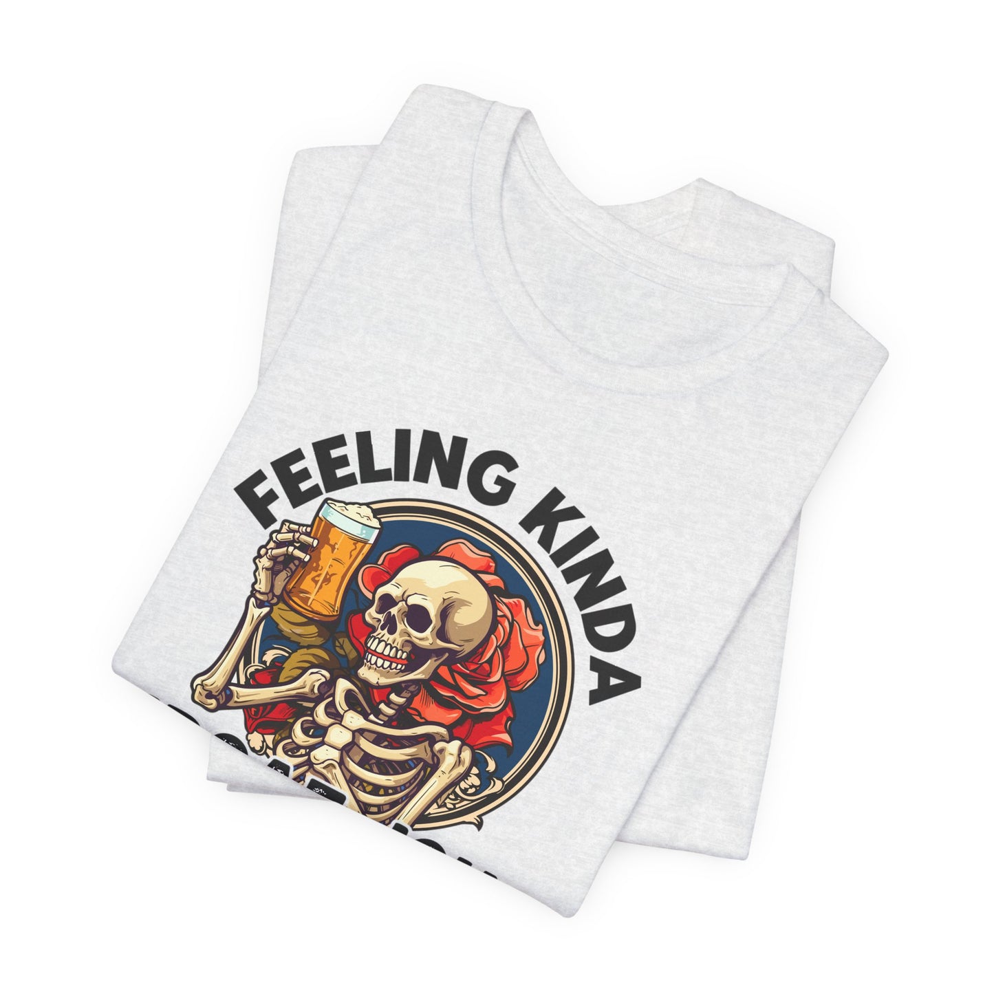 Feeling Kinda IDGAFish Skeleton T-Shirt