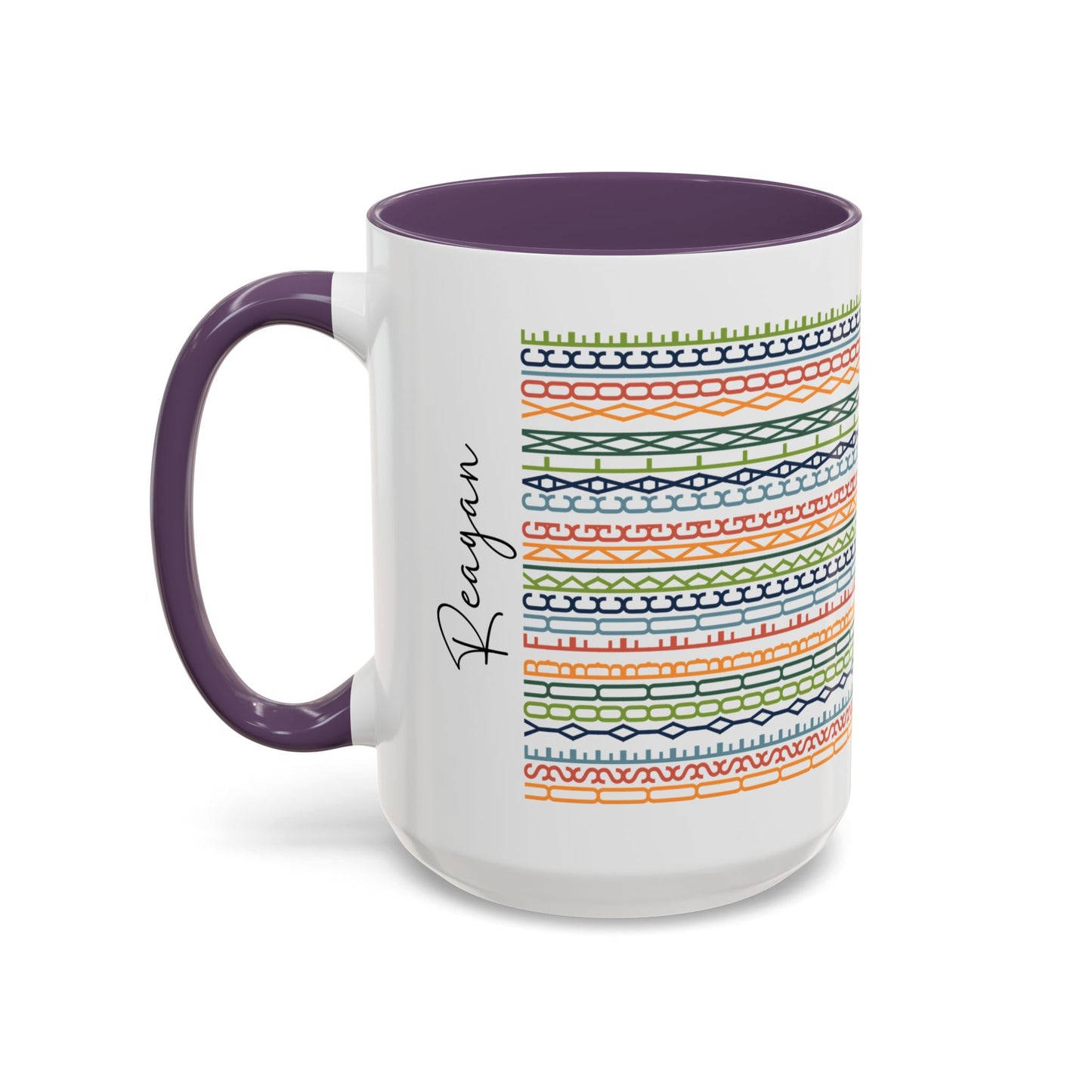 Use Your F**ing Calm Voice – Hidden Message Mug (Colorful Text)
