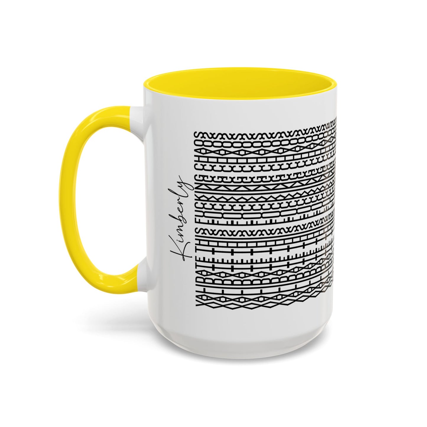Validate This F**ing Chaos – Hidden Message Mug (Black Text)