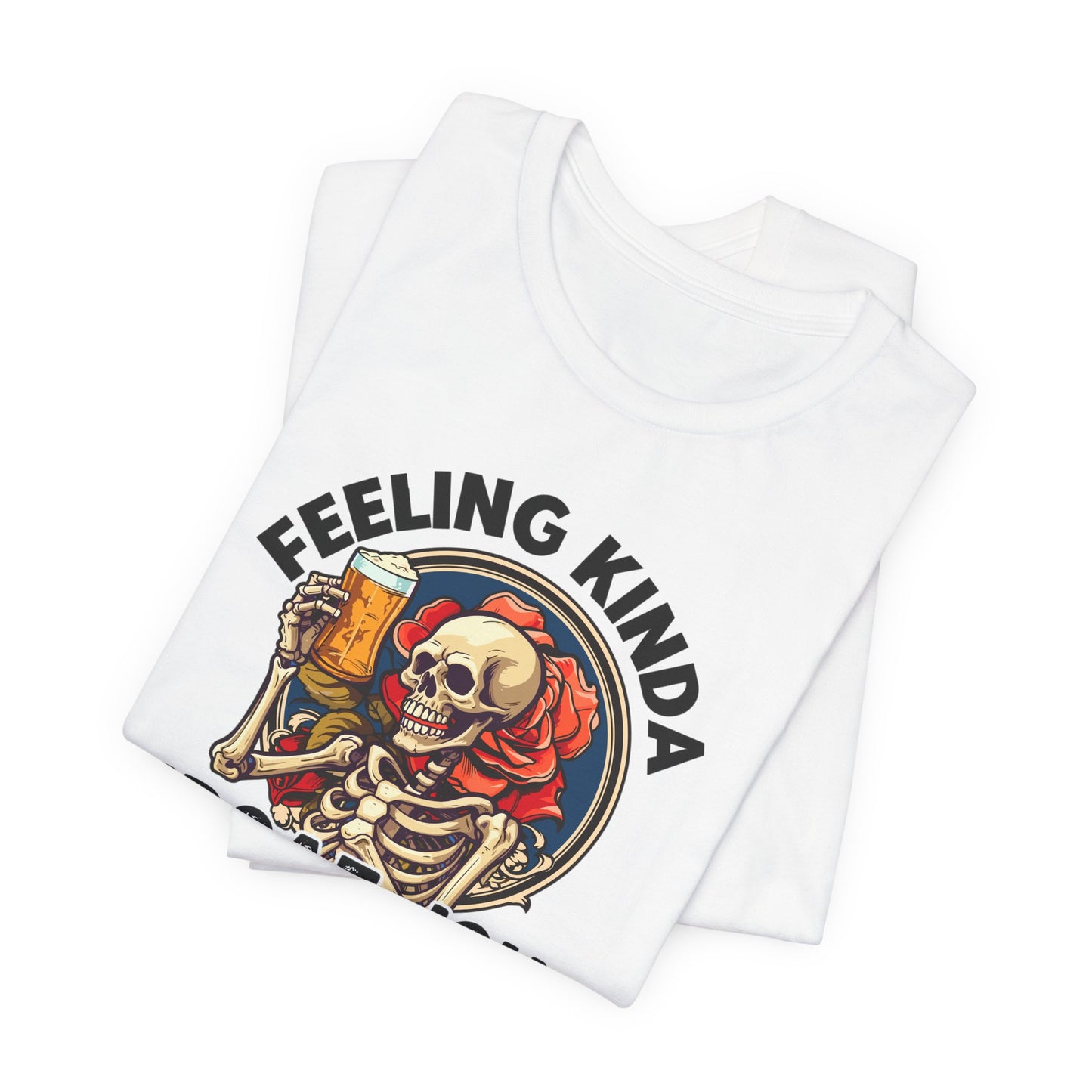 Feeling Kinda IDGAFish Skeleton T-Shirt