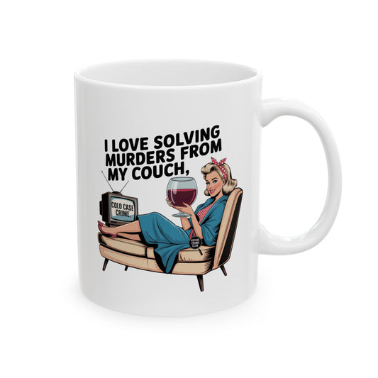 The Reclined Detective Ceramic Mug