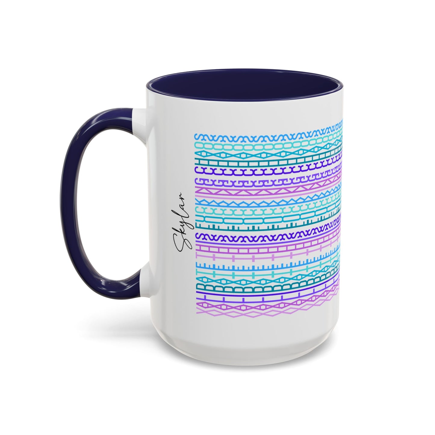 Validate This F**ing Chaos – Hidden Message Mug (Colorful Text)