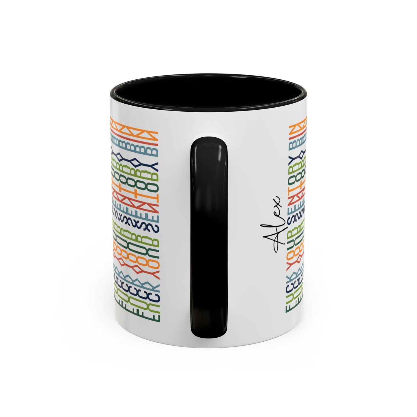 F**k Your Sensory Bin – Hidden Message Mug (Colorful Text)