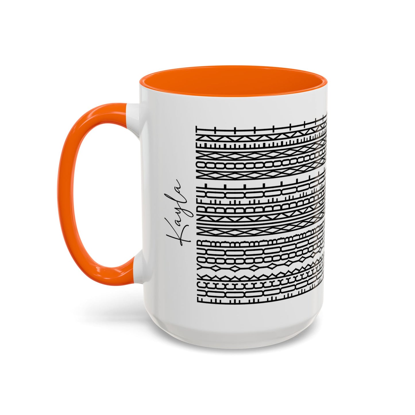 F**k Your Mindful Moment – Hidden Message Mug (Black Text)