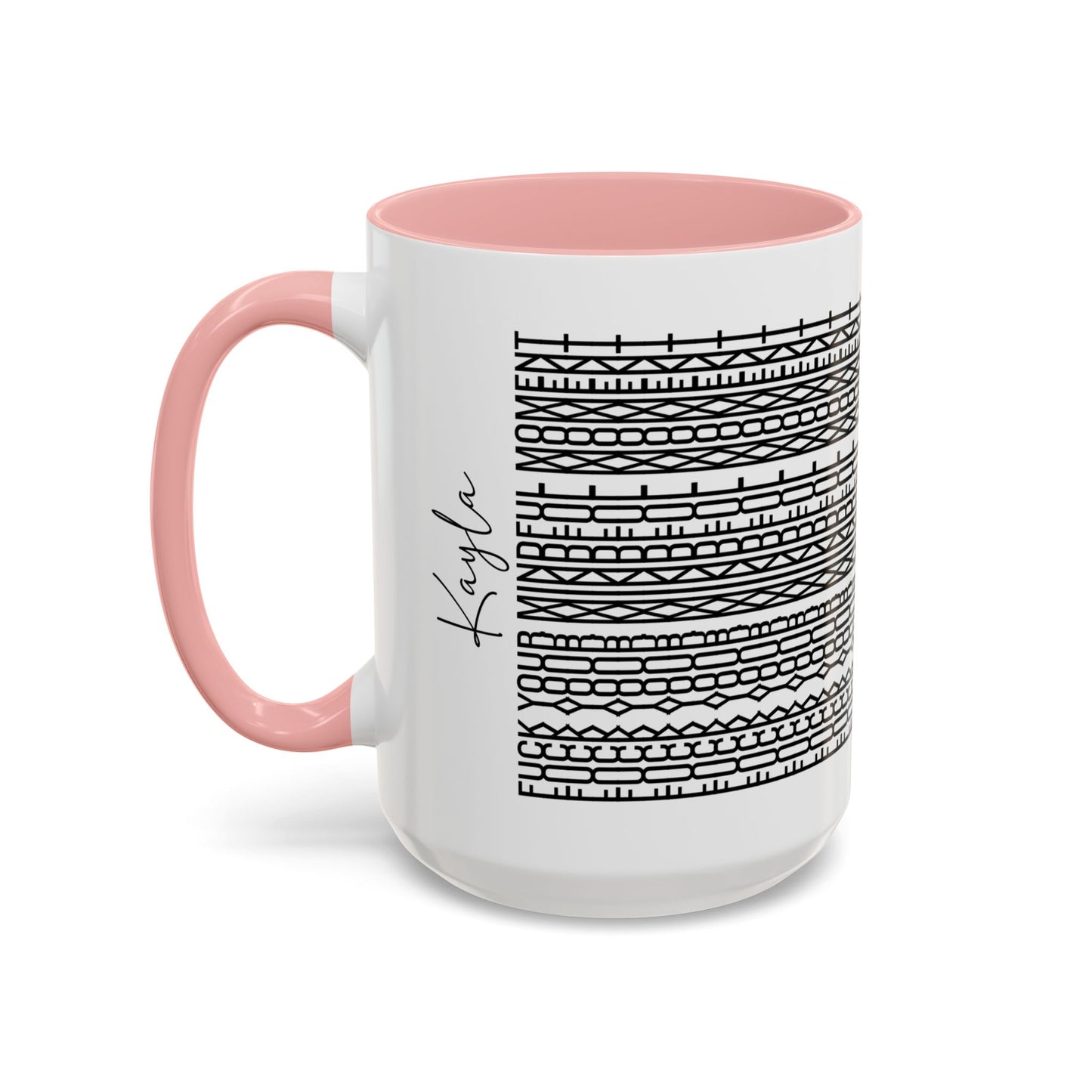 F**k Your Mindful Moment – Hidden Message Mug (Black Text)