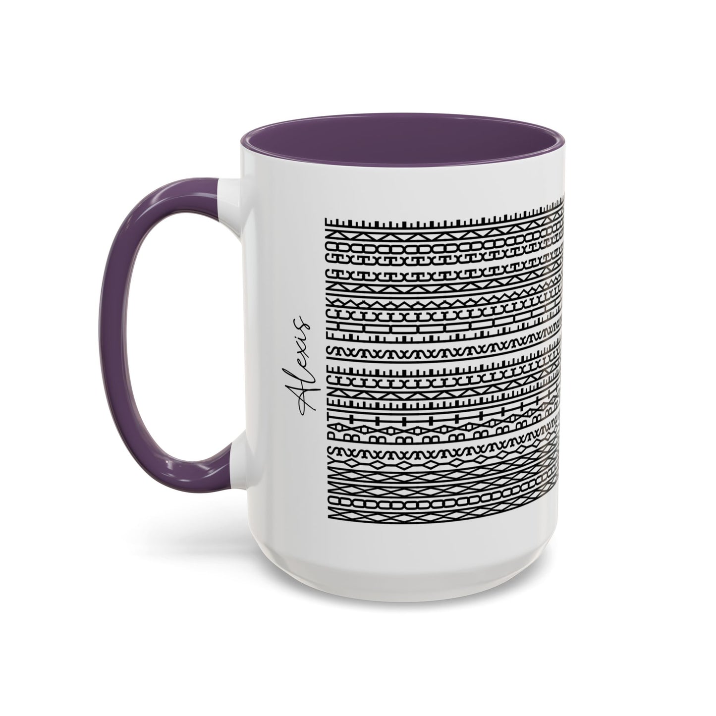Mommy’s Patience Is F**ing Gone – Hidden Message Mug (Black Text)
