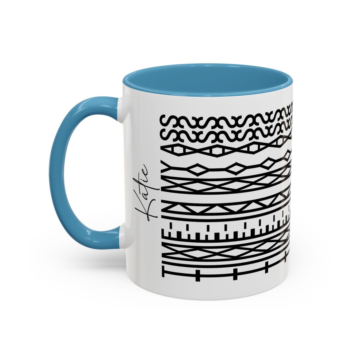 Time In My Ass – Hidden Message Mug (Black Text)