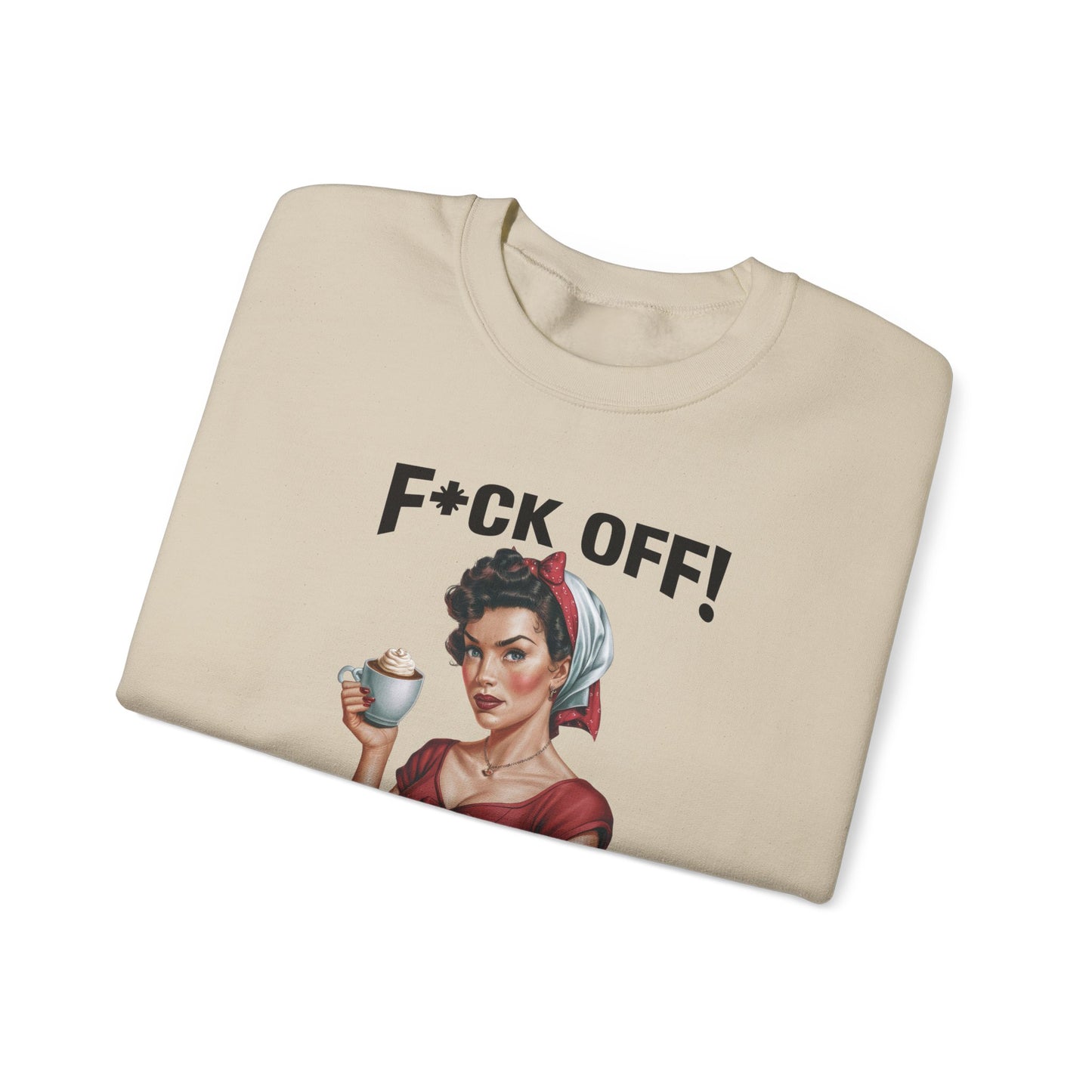 Back Off It’s Bean Time Crewneck Sweatshirt