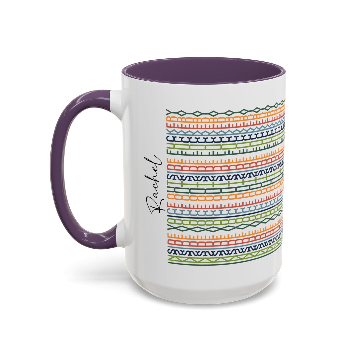 Inside Voice, Outside F**kery – Hidden Message Mug (Colorful Text)