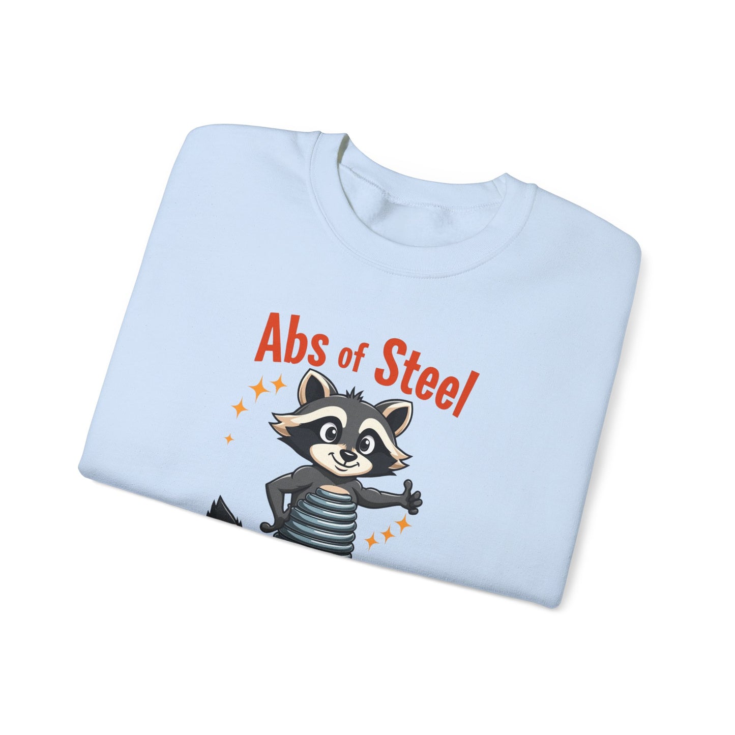 Abs of Steel Racoon Crewneck Sweatshirt