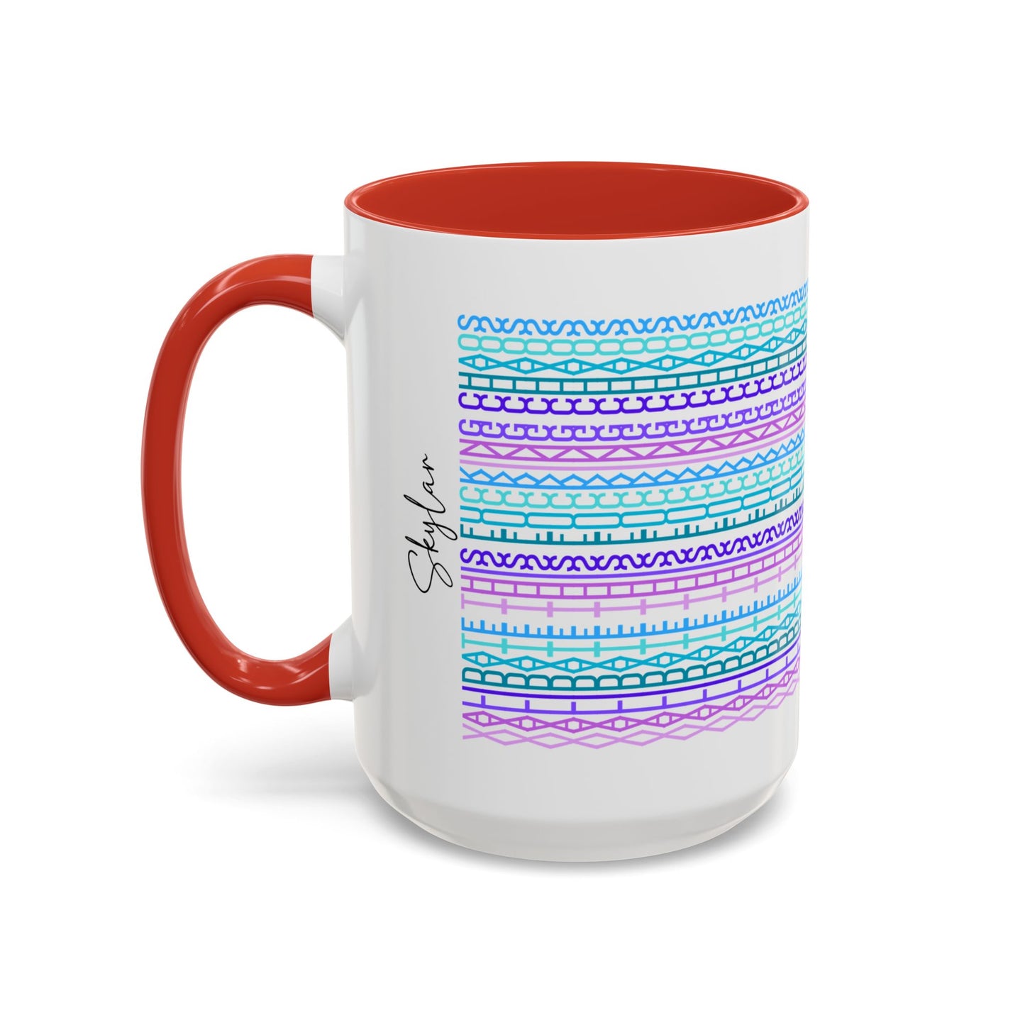 Validate This F**ing Chaos – Hidden Message Mug (Colorful Text)