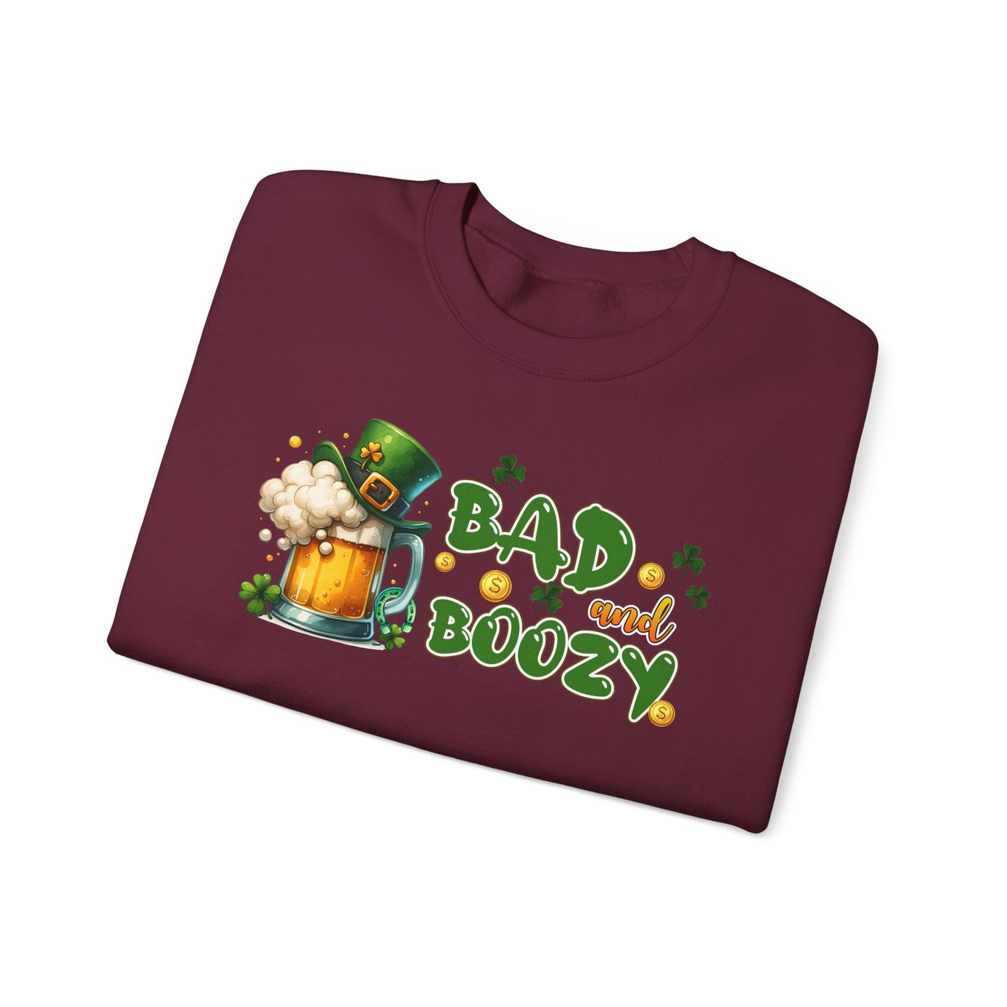 Bad and Boozy Crewneck Sweatshirt