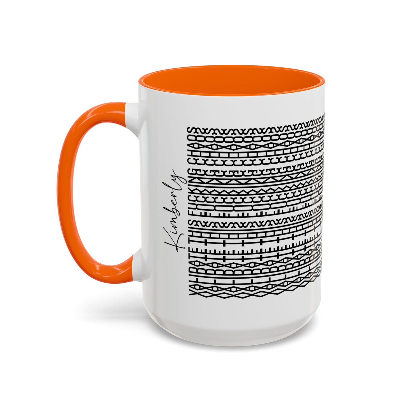 Validate This F**ing Chaos – Hidden Message Mug (Black Text)