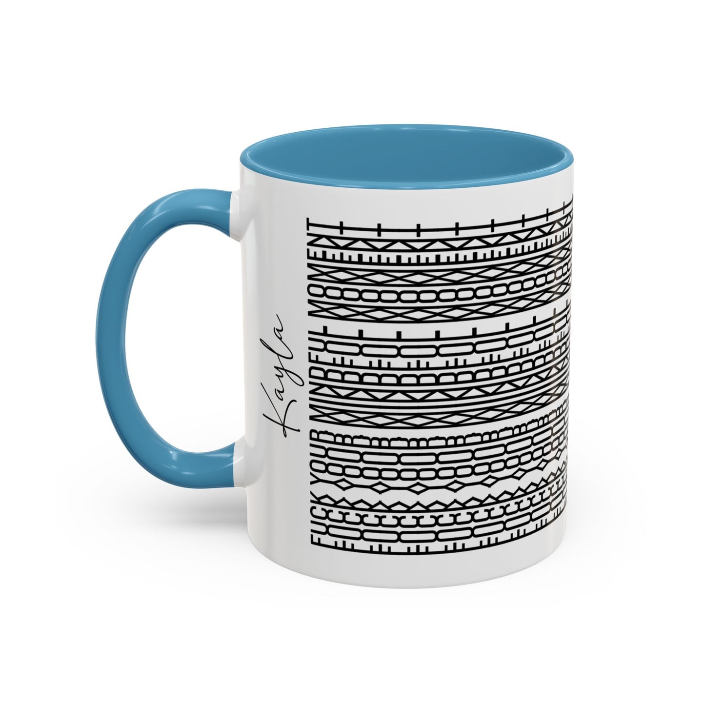 F**k Your Mindful Moment – Hidden Message Mug (Black Text)