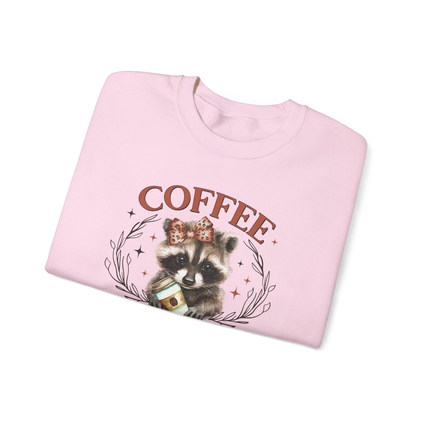 Nicer With Coffee Crewneck Sweatshirt