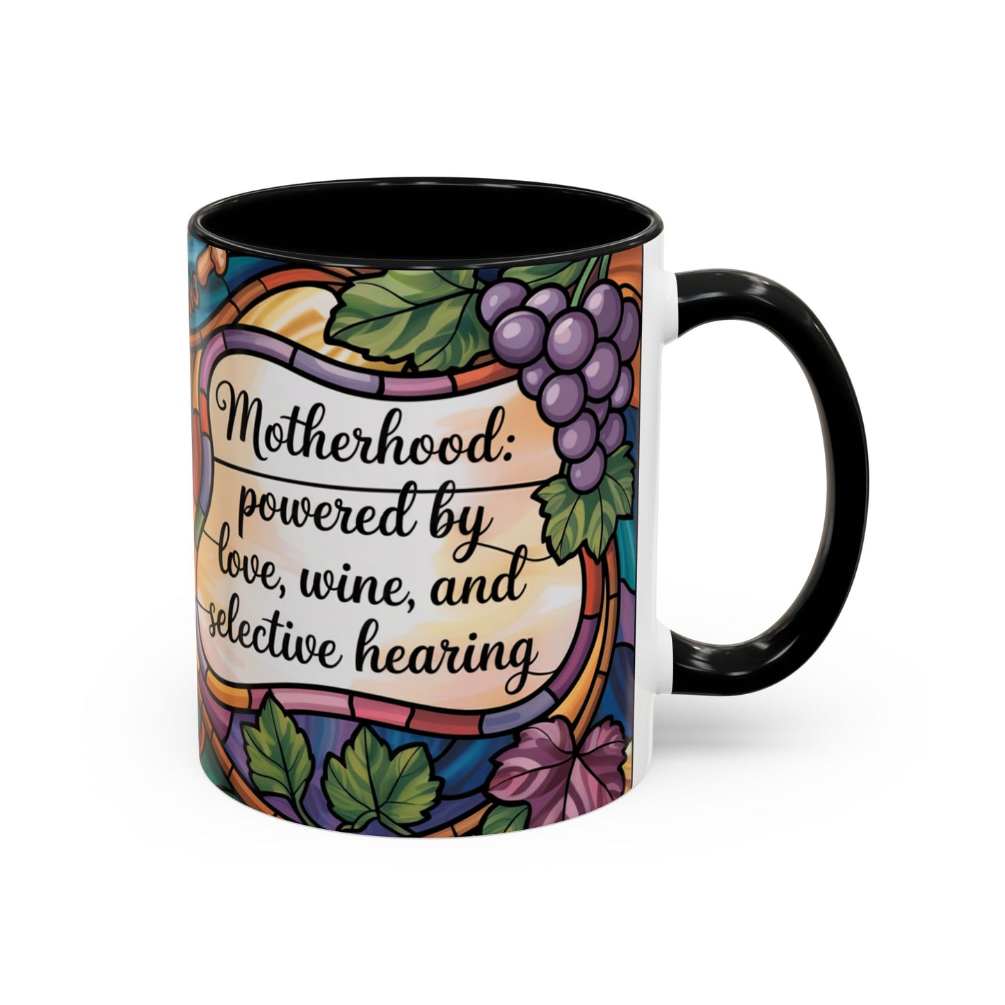 Personalized Mom Wine Coffee Mug