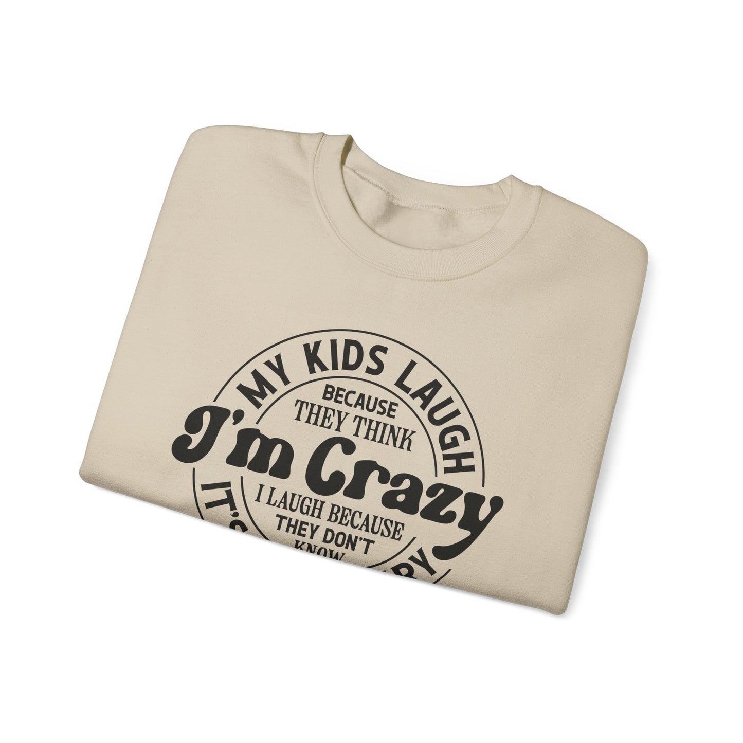 Crazy Runs in the Family Crewneck Sweatshirt