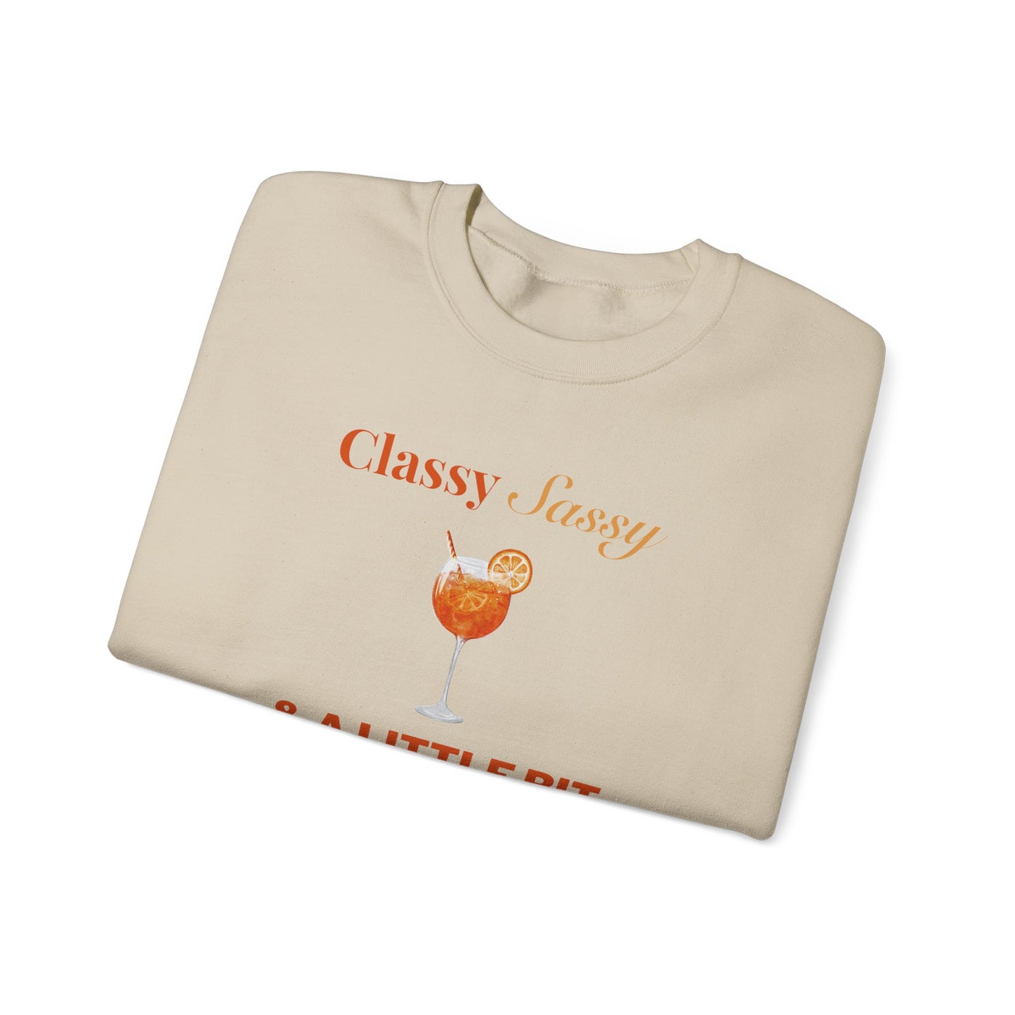 Classy Sassy and Spritzy Crewneck Sweatshirt