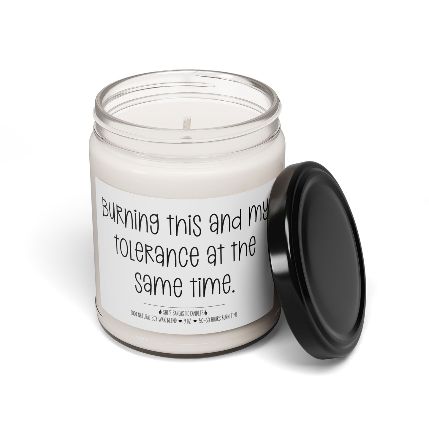 Burning Wax & Patience Soy Candle