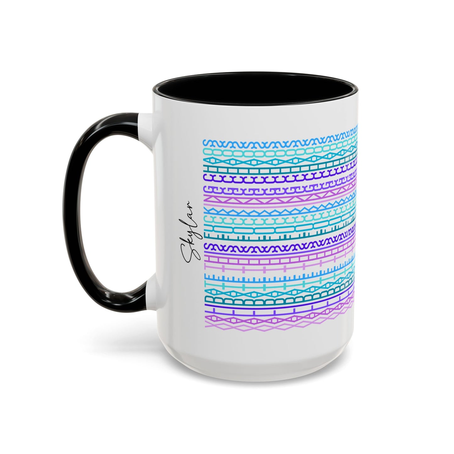 Validate This F**ing Chaos – Hidden Message Mug (Colorful Text)