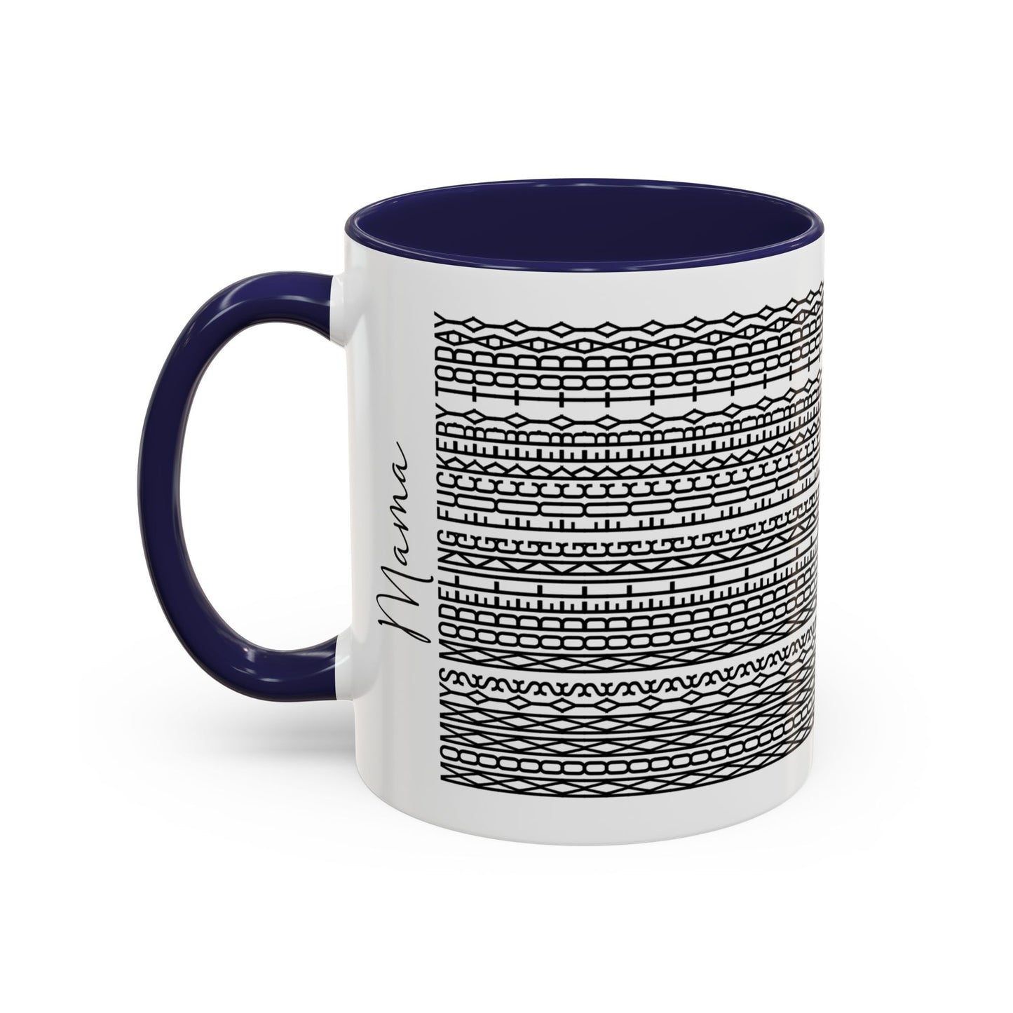 Mommy Modeling F**kery Today – Hidden Message Mug (Colorful Text)