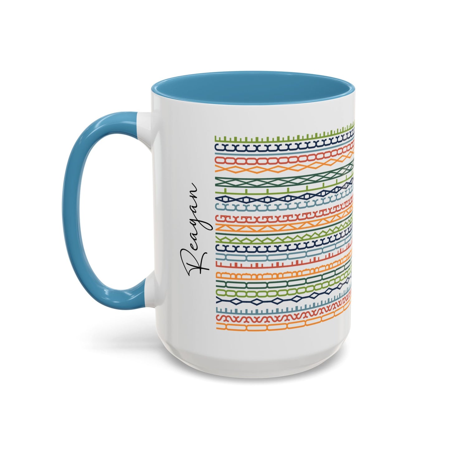 Use Your F**ing Calm Voice – Hidden Message Mug (Colorful Text)