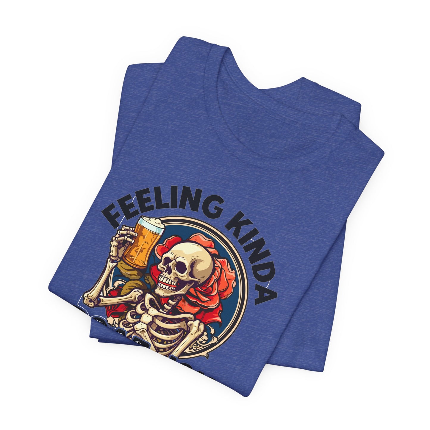 Feeling Kinda IDGAFish Skeleton T-Shirt