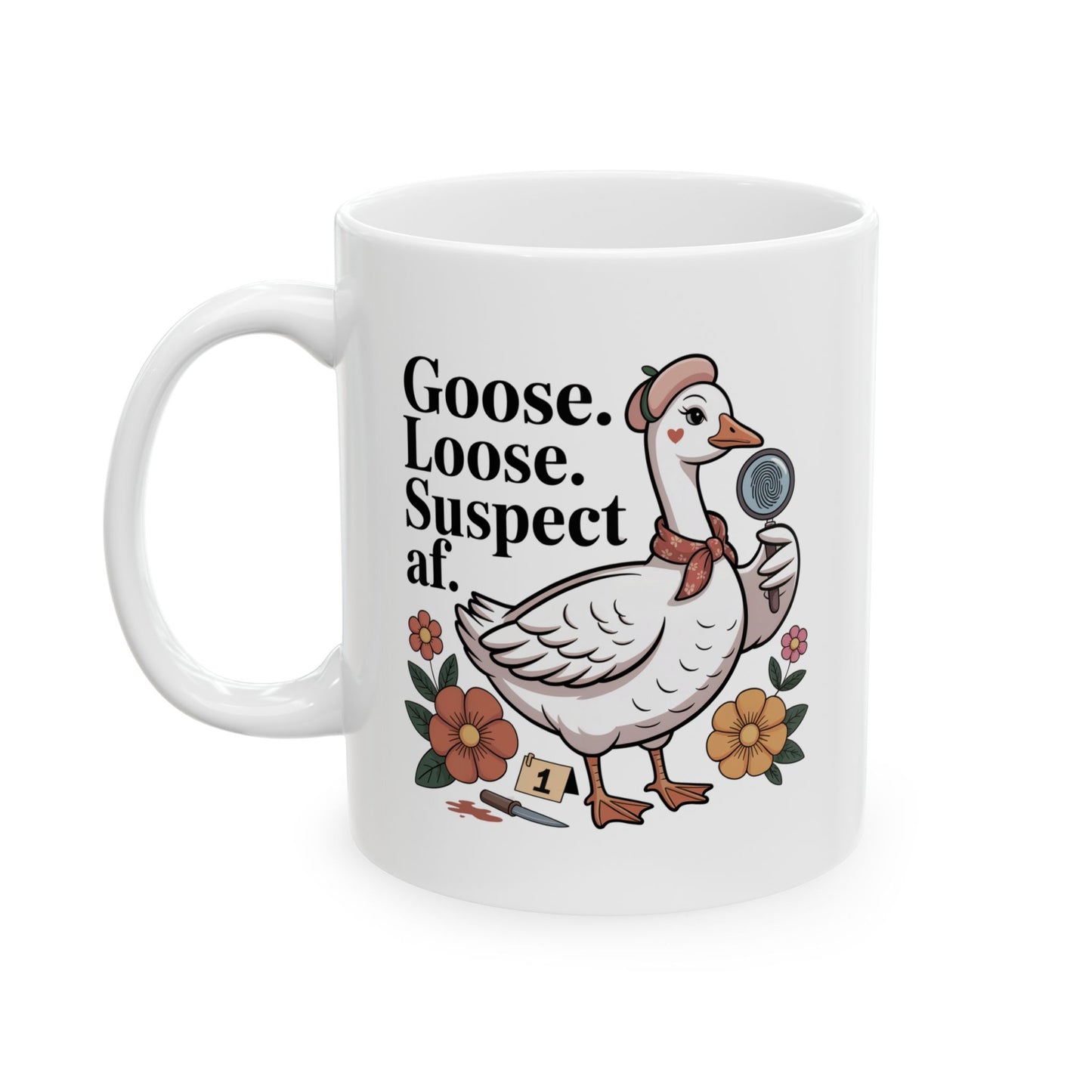 Honk if You're Guilty Ceramic Mug