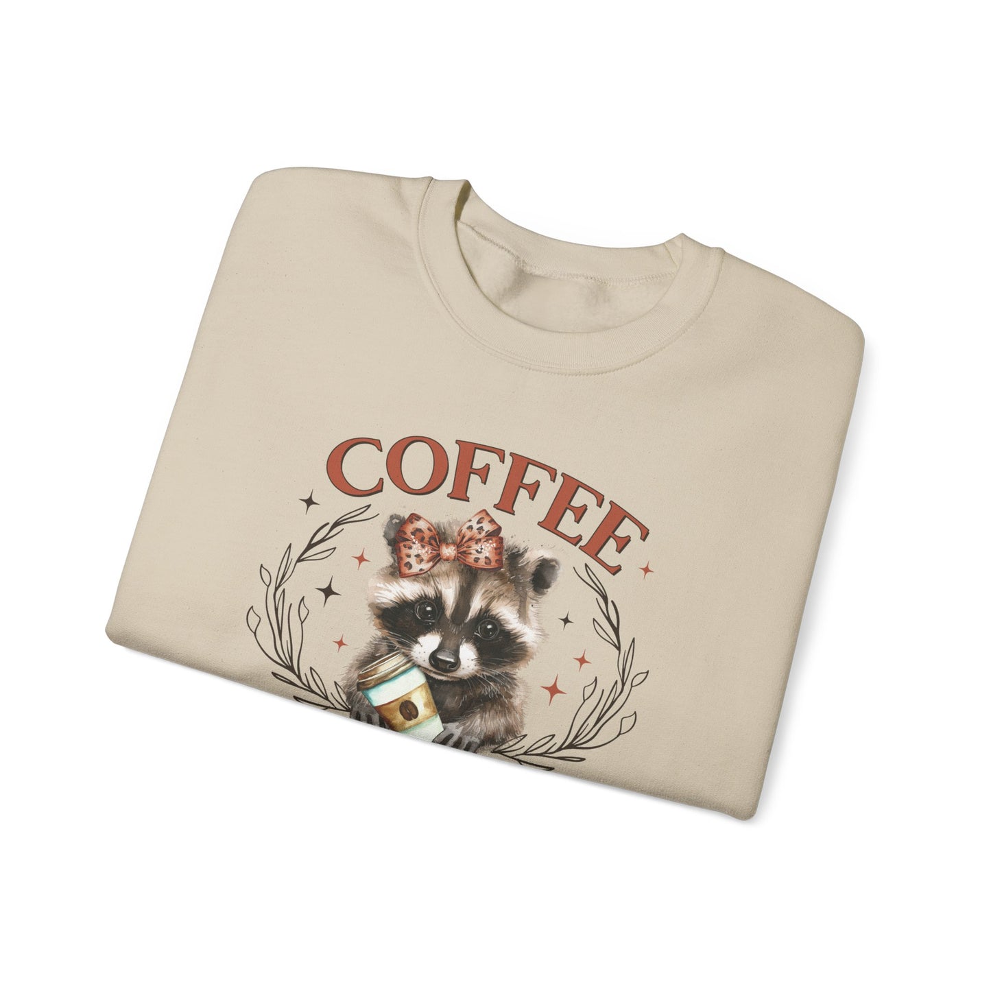 Nicer With Coffee Crewneck Sweatshirt