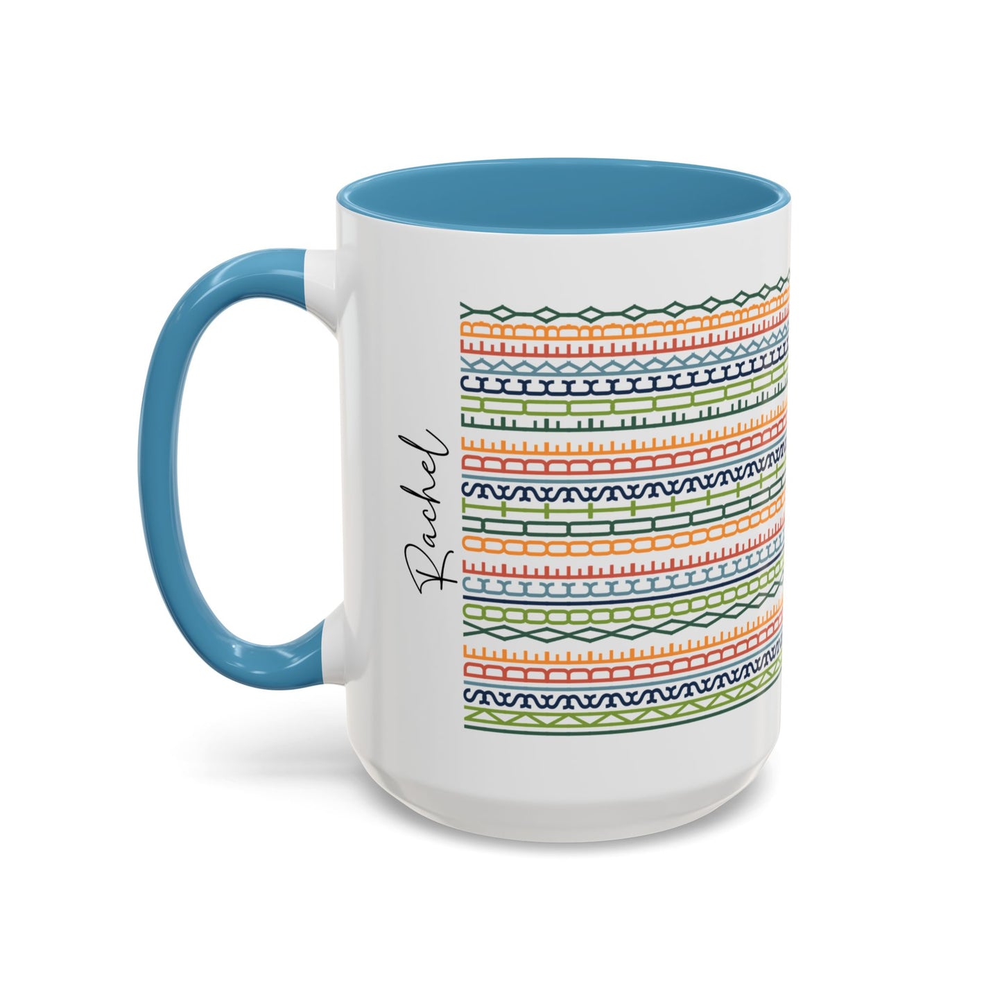 Inside Voice, Outside F**kery – Hidden Message Mug (Colorful Text)