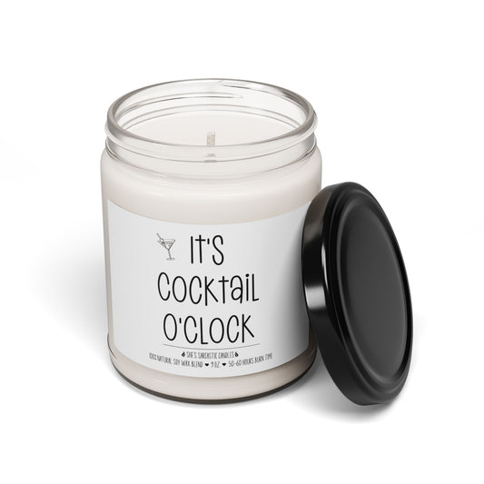 It's Cocktail O'Clock Soy Candle