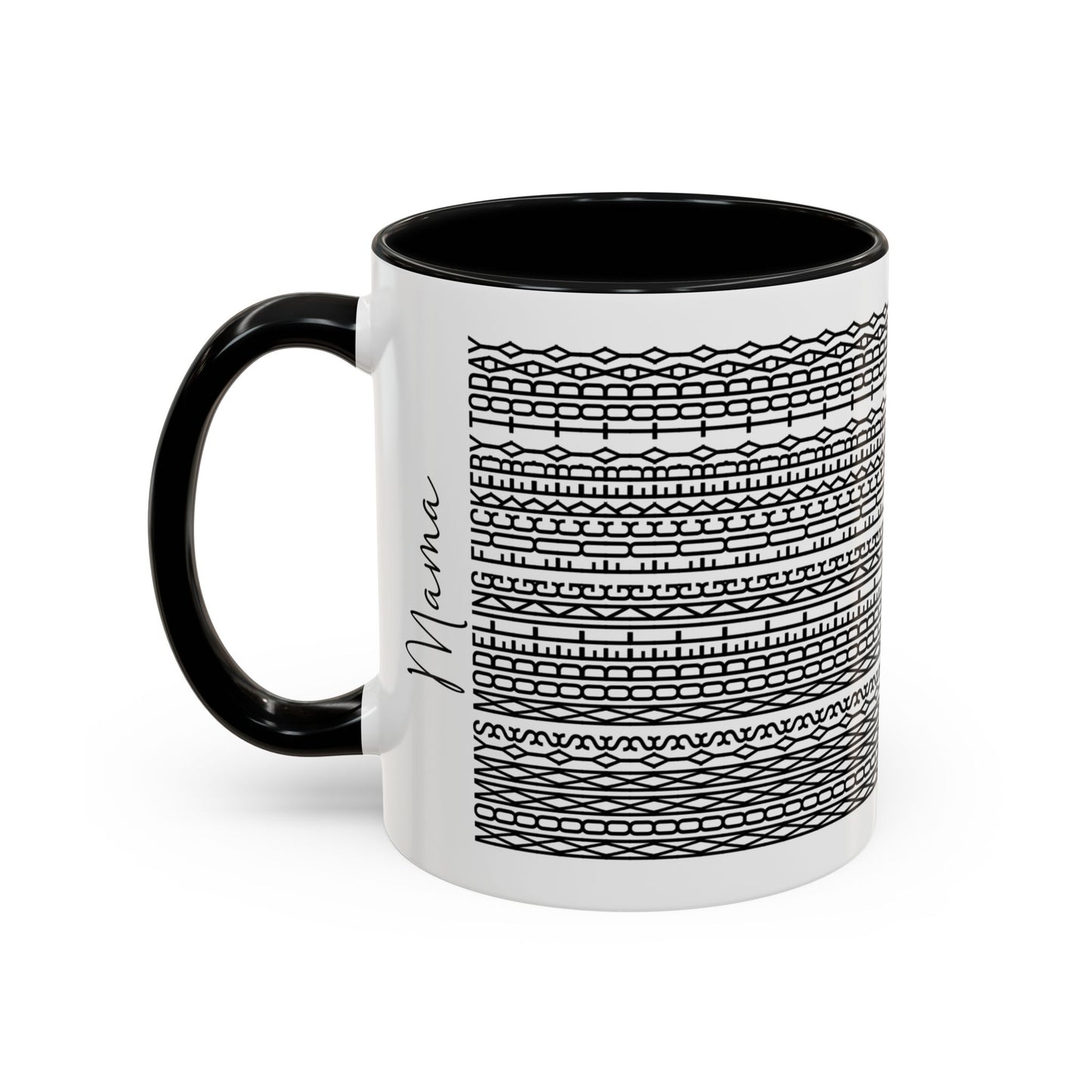 Mommy Modeling F**kery Today – Hidden Message Mug (Colorful Text)