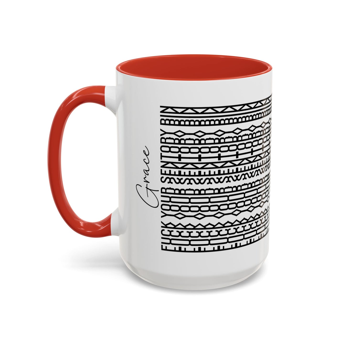 F**K Your Sensory Bin – Hidden Message Mug (Black Text)