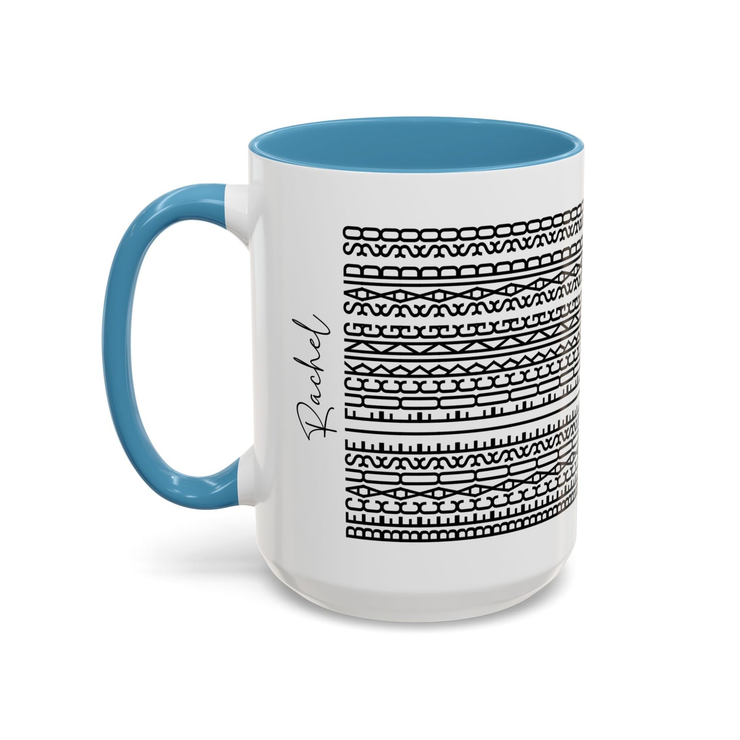 Because I F**ing Said So – Hidden Message Mug (Black Text)