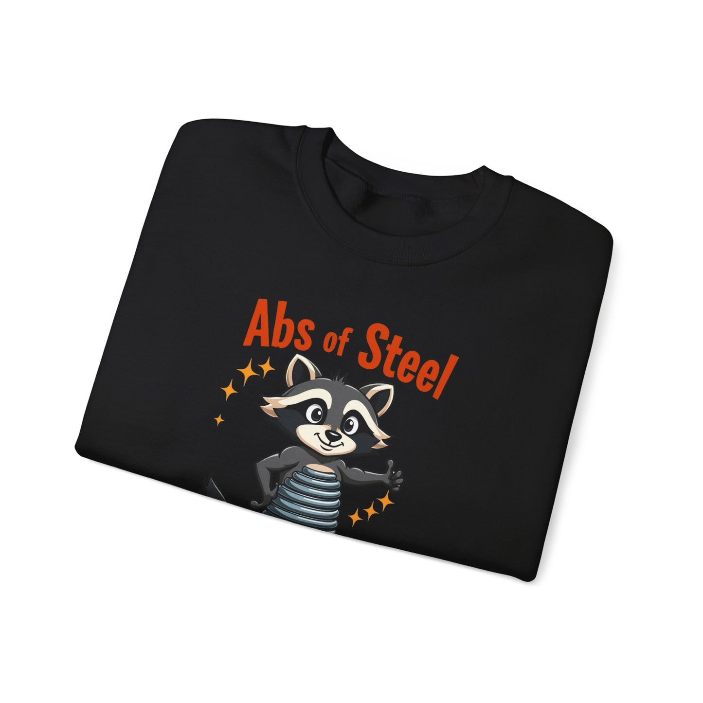 Abs of Steel Racoon Crewneck Sweatshirt