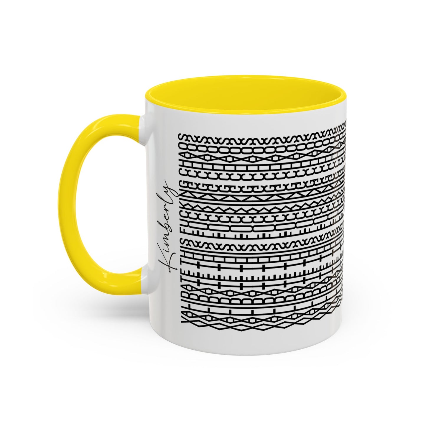 Validate This F**ing Chaos – Hidden Message Mug (Black Text)
