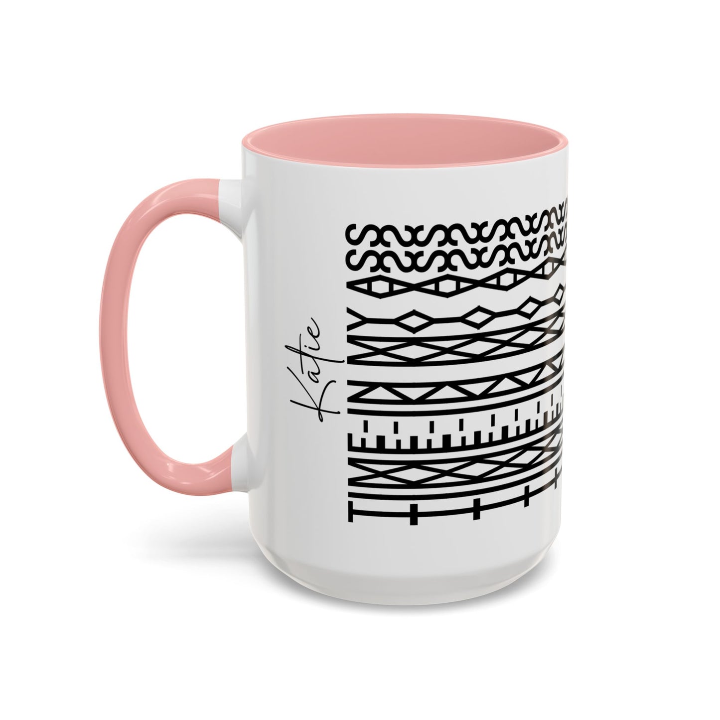 Time In My Ass – Hidden Message Mug (Black Text)