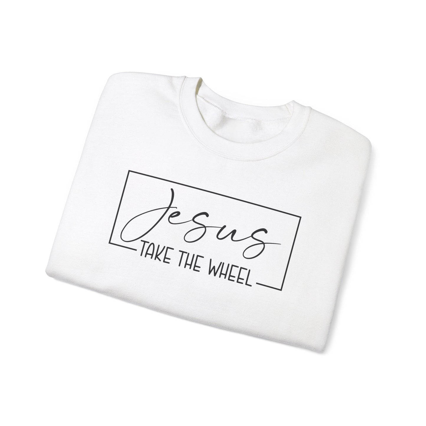 Jesus Take the Wheel Crewneck Sweatshirt