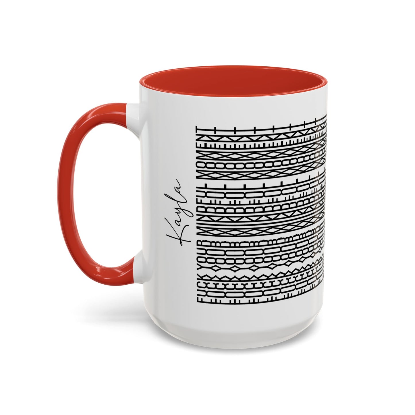 F**k Your Mindful Moment – Hidden Message Mug (Black Text)