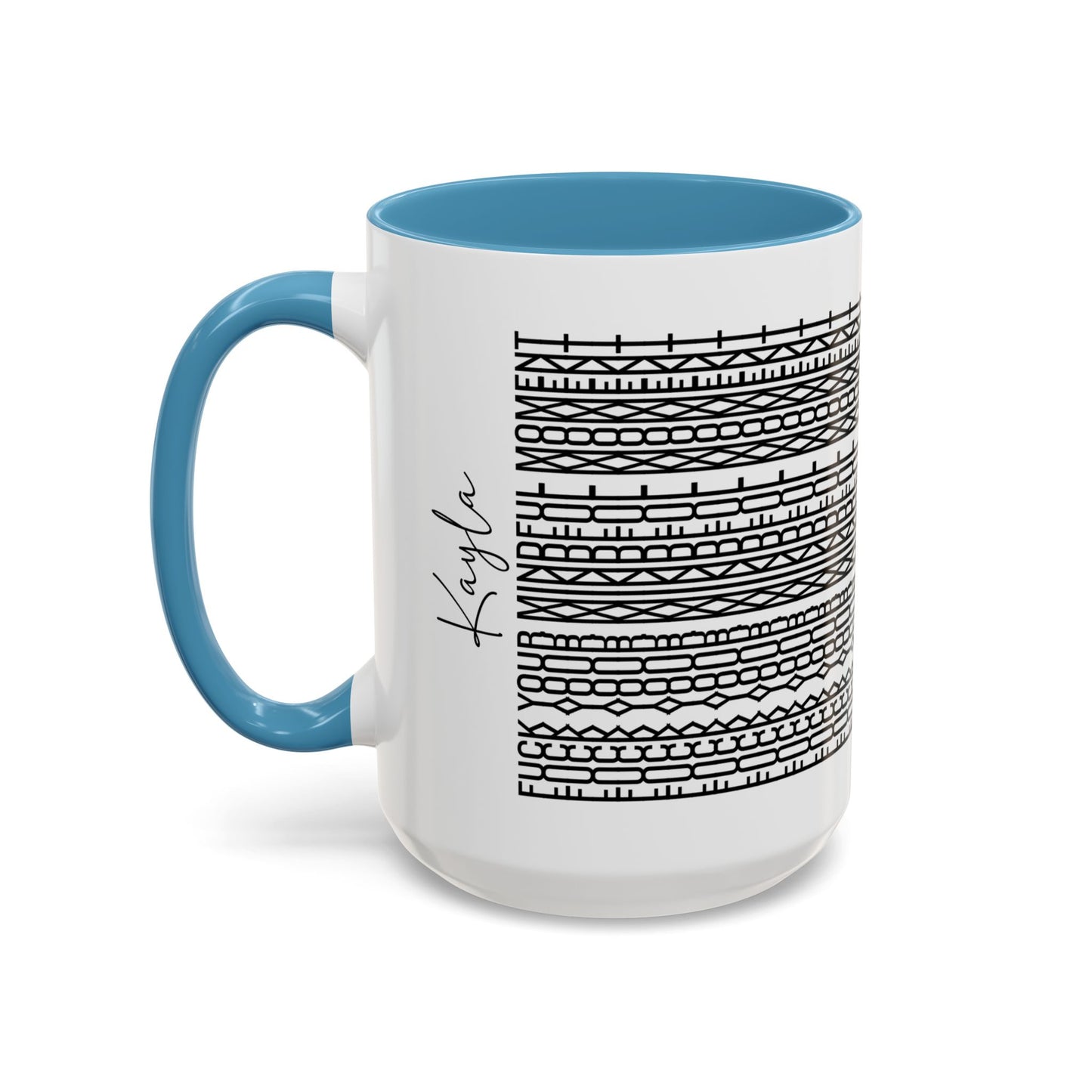 F**k Your Mindful Moment – Hidden Message Mug (Black Text)