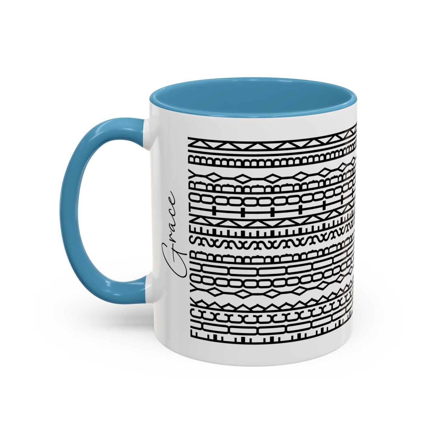F**K Your Sensory Bin – Hidden Message Mug (Black Text)