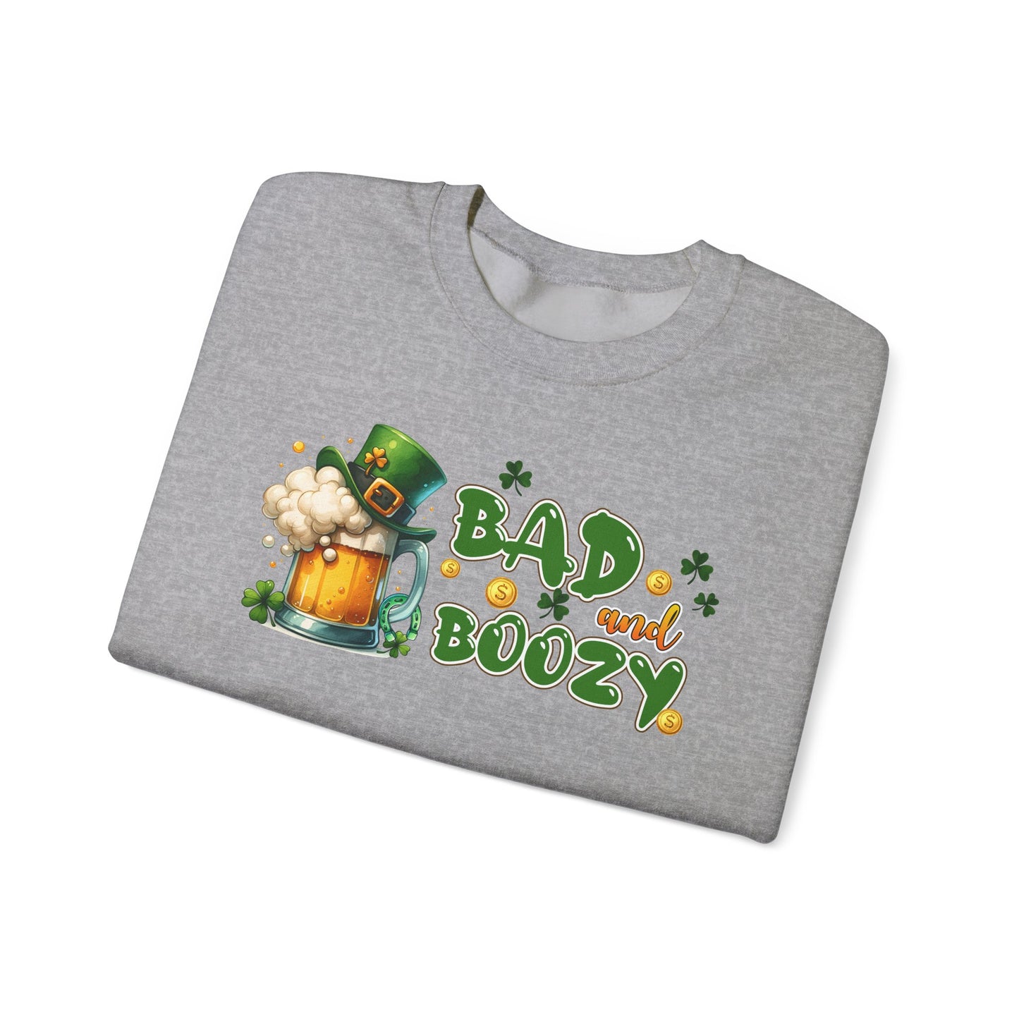 Bad and Boozy Crewneck Sweatshirt