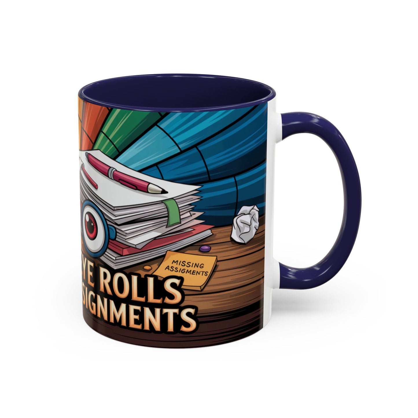 Personalized Teacher Eyeroll Coffee Mug