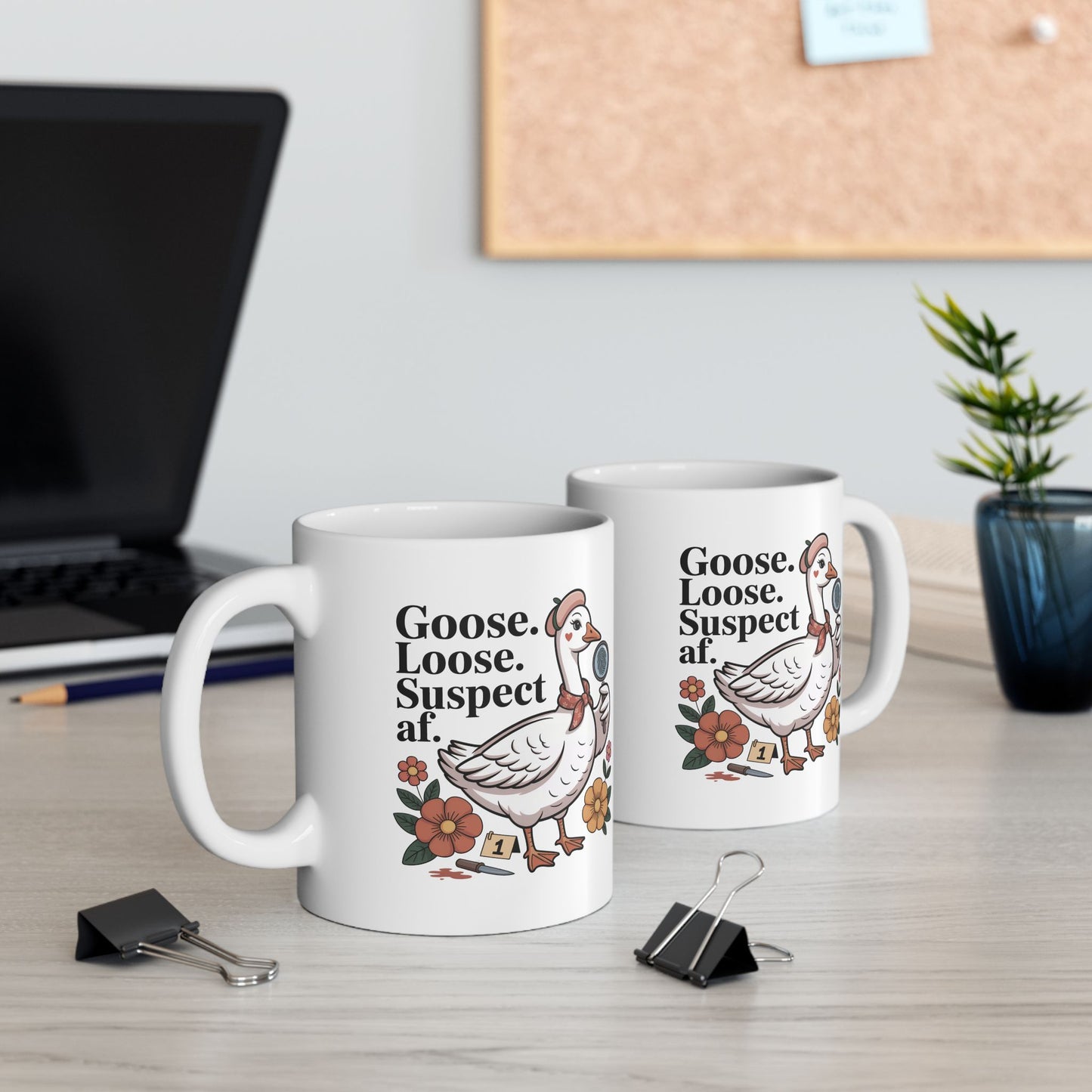 Honk if You're Guilty Ceramic Mug
