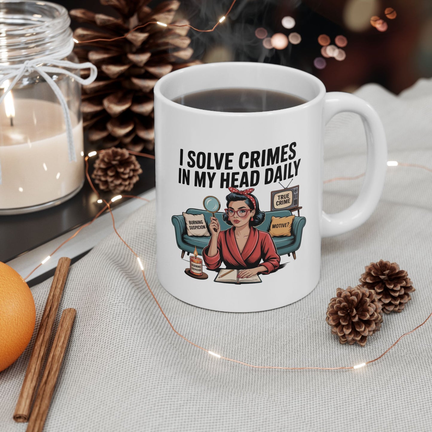Mind Crimes Club Ceramic Mug