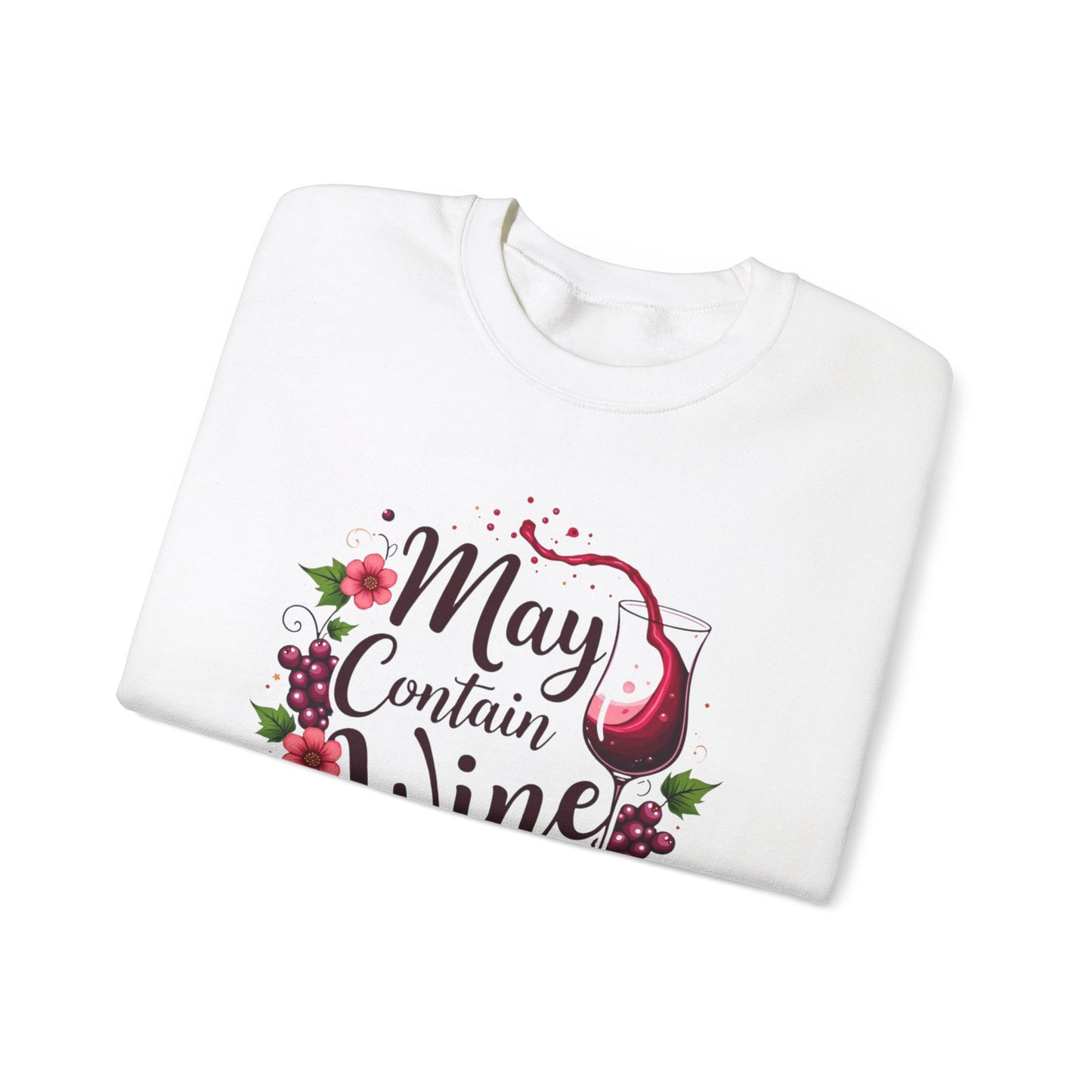 Wine is a possible ingredient Crewneck Sweatshirt