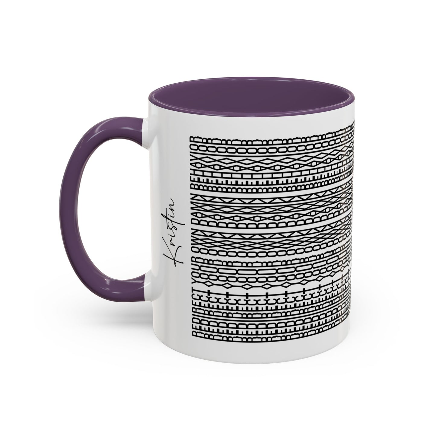 Redirect Your Own Damn Behavior – Hidden Message Mug (Black Text)