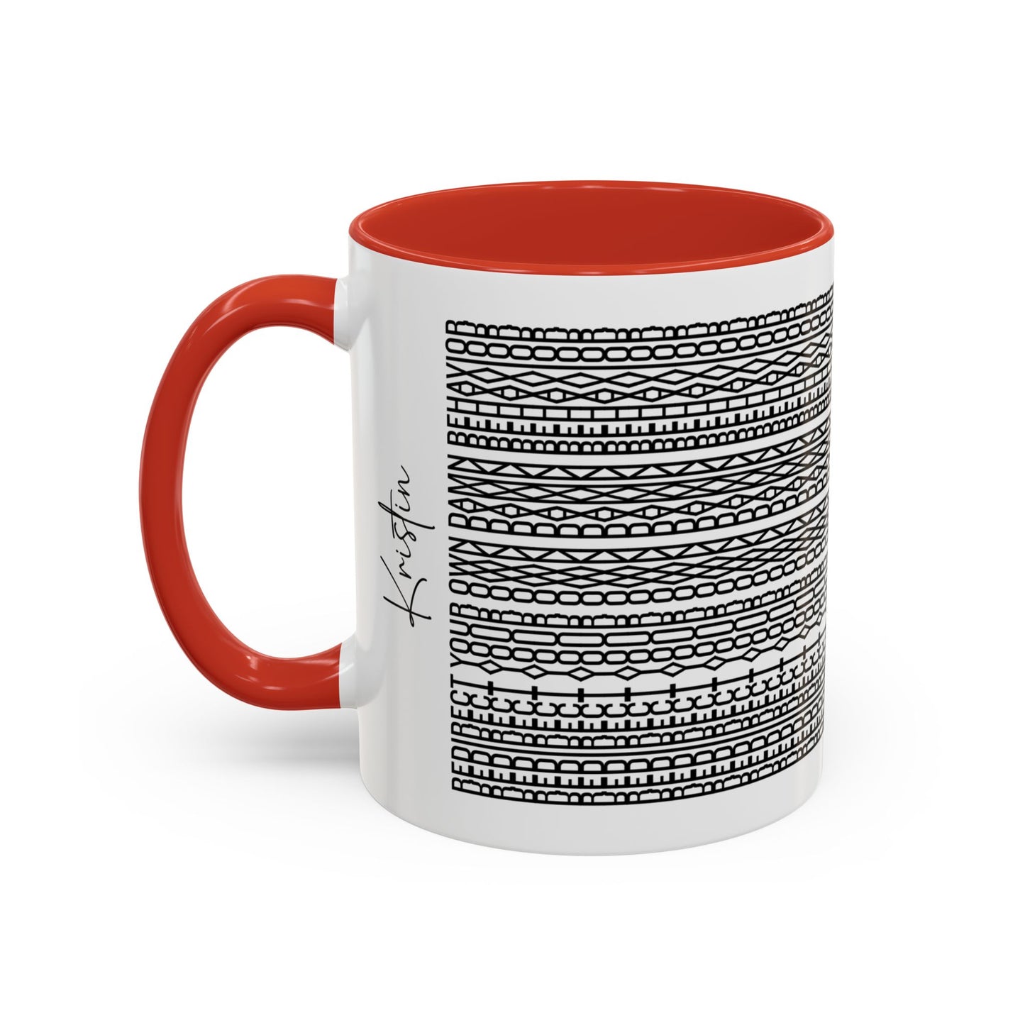 Redirect Your Own Damn Behavior – Hidden Message Mug (Black Text)