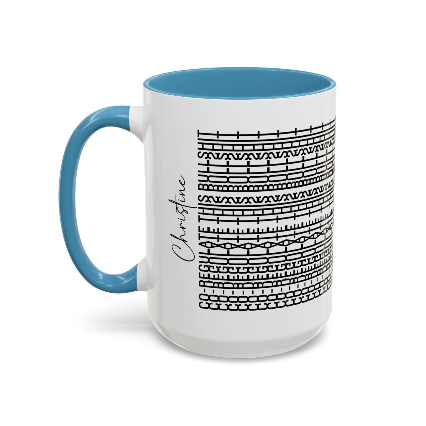 Co-Regulate This Bullsh*t – Hidden Message Mug (Black Text)