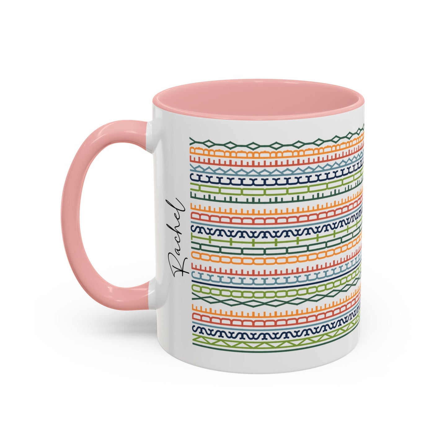 Inside Voice, Outside F**kery – Hidden Message Mug (Colorful Text)
